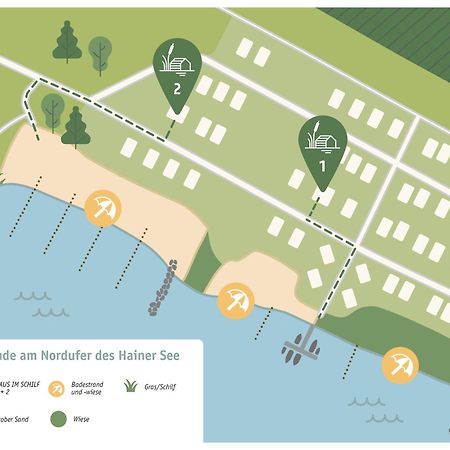 Haus Im Schilf 2 - Ferienwohnungen Am Hainer See Bei Leipzig Neukieritzsch Luaran gambar