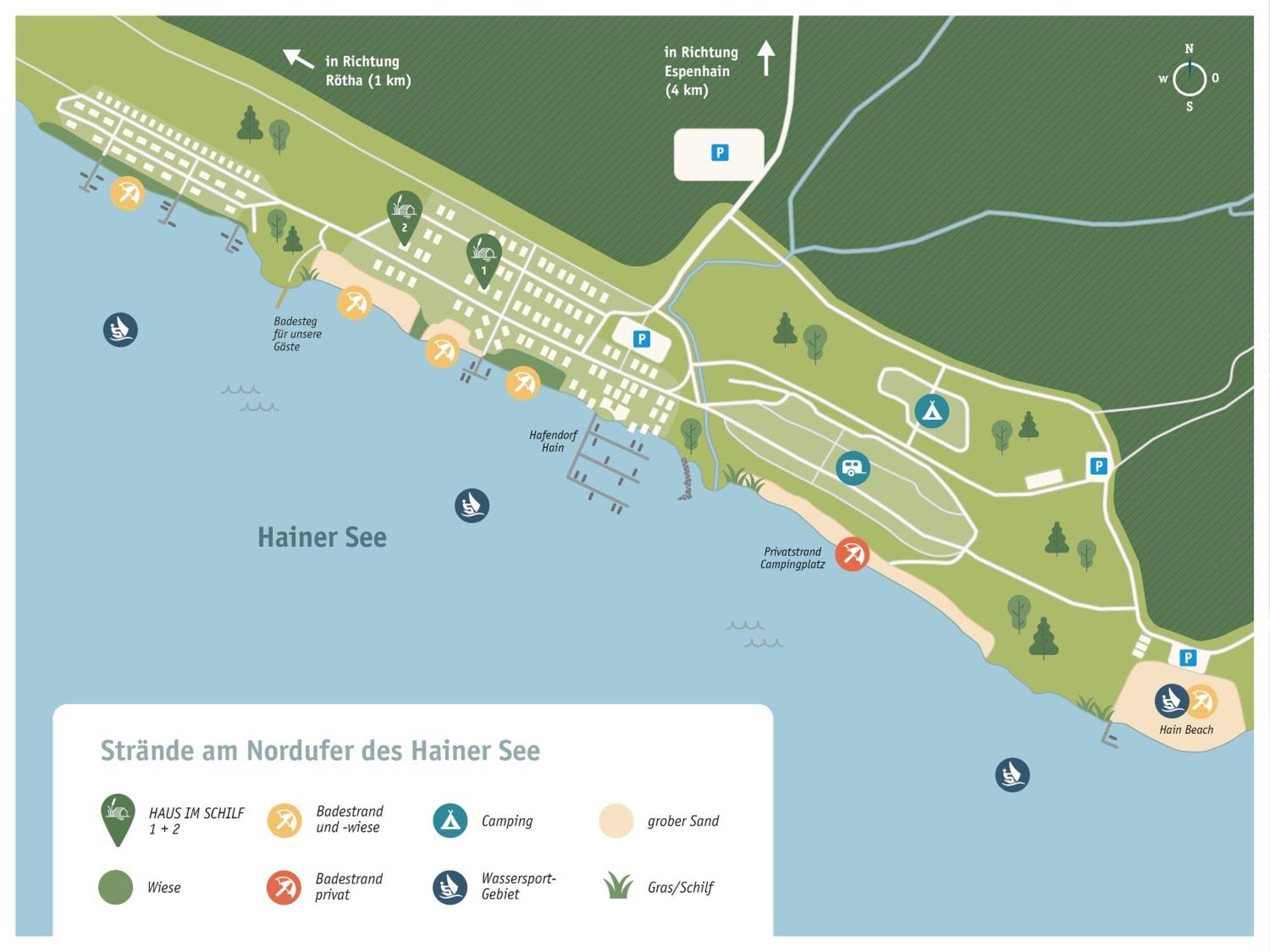 Haus Im Schilf 2 - Ferienwohnungen Am Hainer See Bei Leipzig Neukieritzsch Luaran gambar